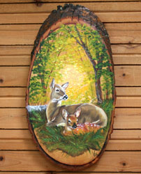Whitetail Deer on Popple