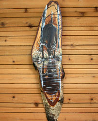 Whitetail Deer on Birch