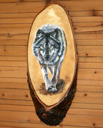 Wolf on Popple